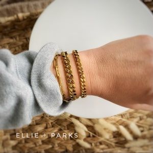 18k Gold Cuban link bracelet 6mm